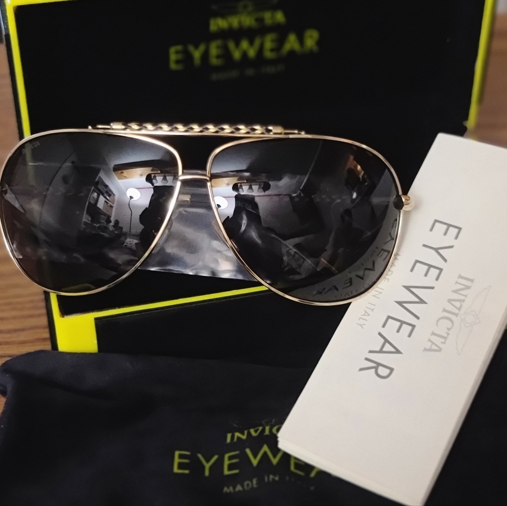 Invicta IEW005 Aviator Sunglasses made in Italy